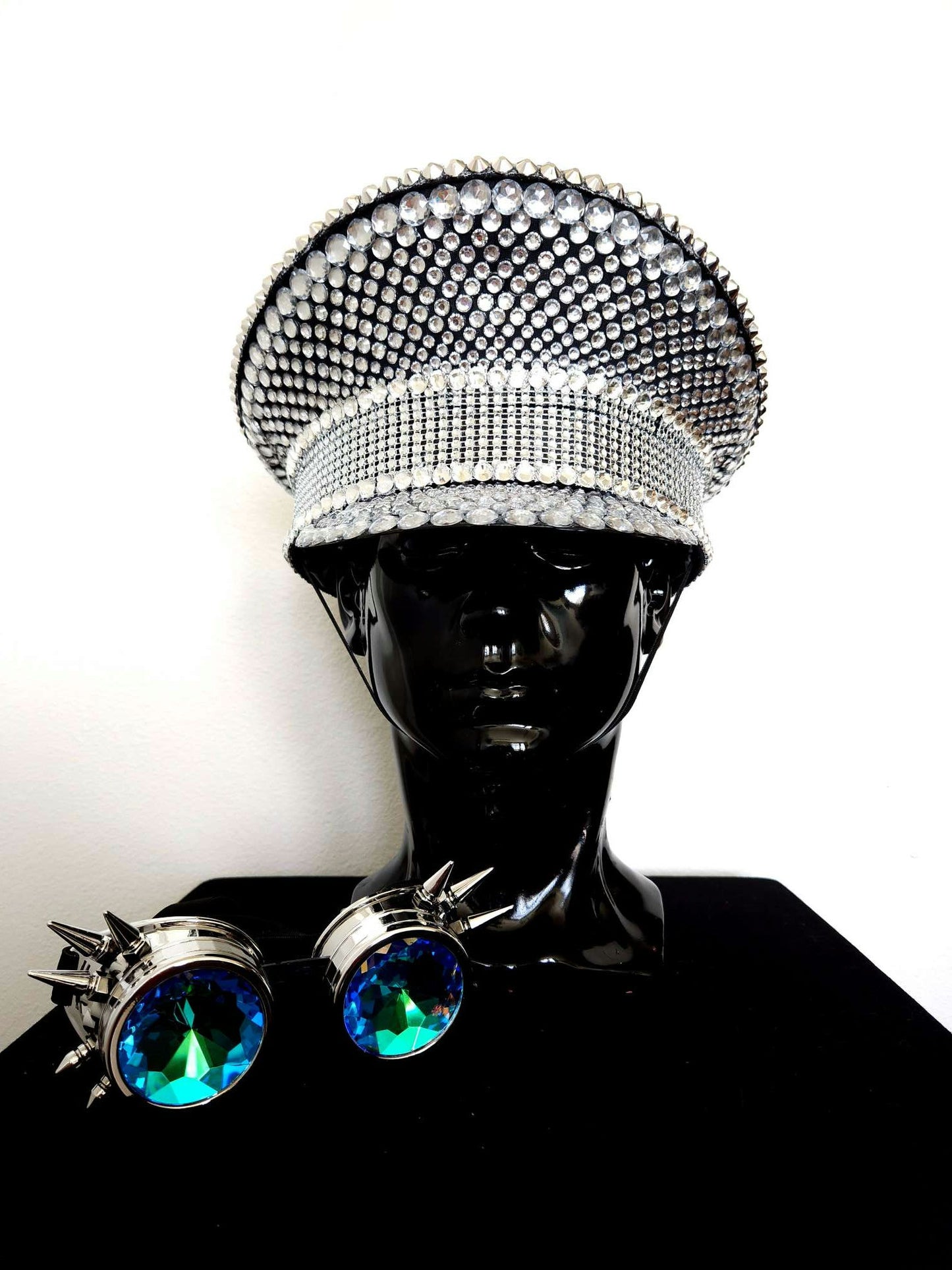 *MADE TO ORDER* Silver Captain's Hat