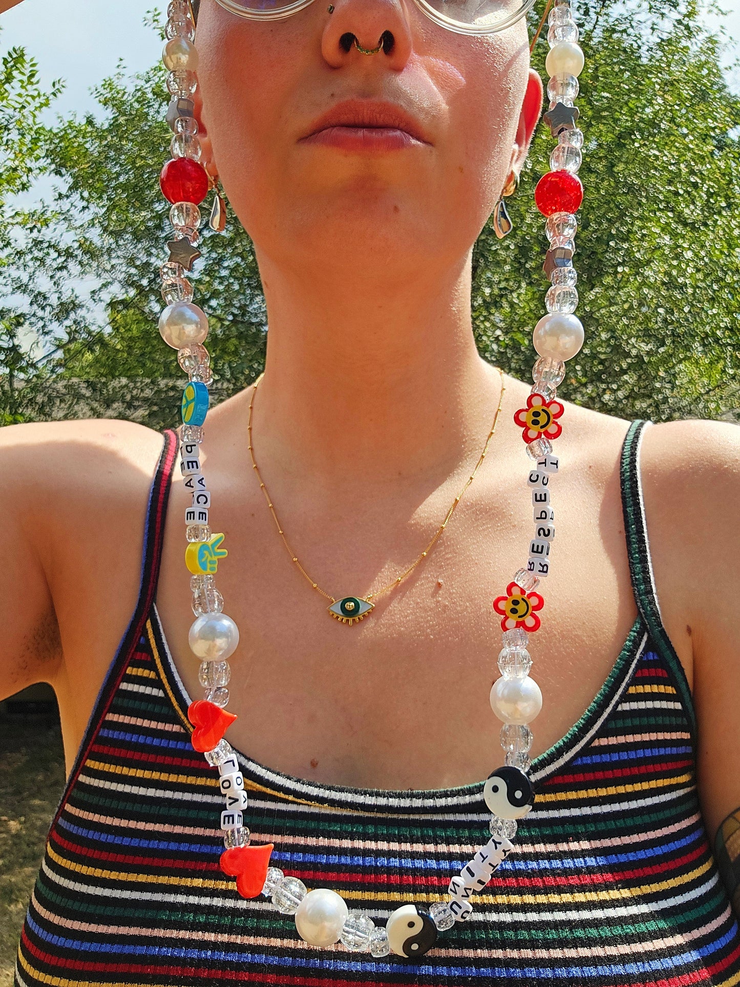 PLUR Glasses Chain