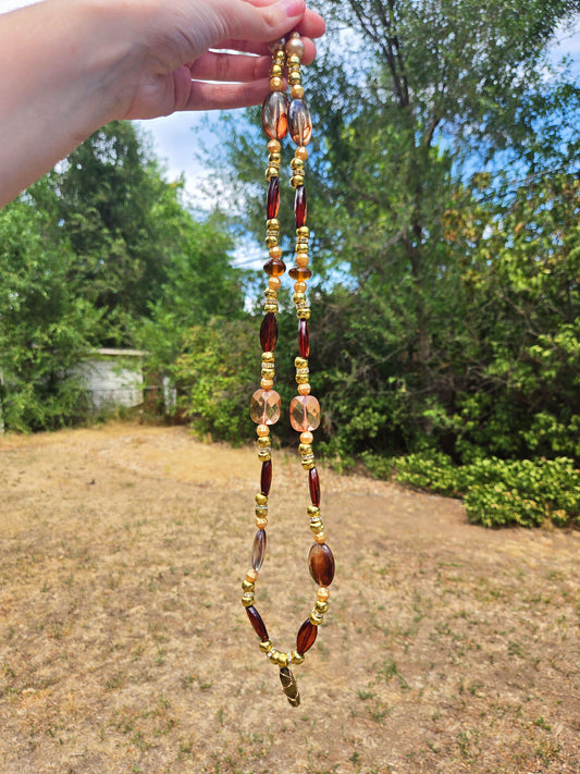 Tiger's Eye Glasses Chain