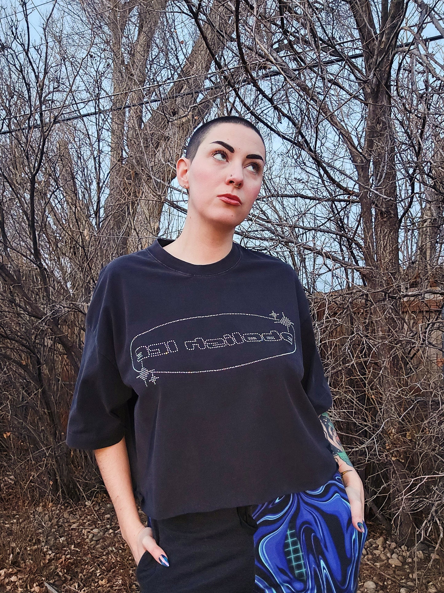 Abolish ICE Rhinestone Tee