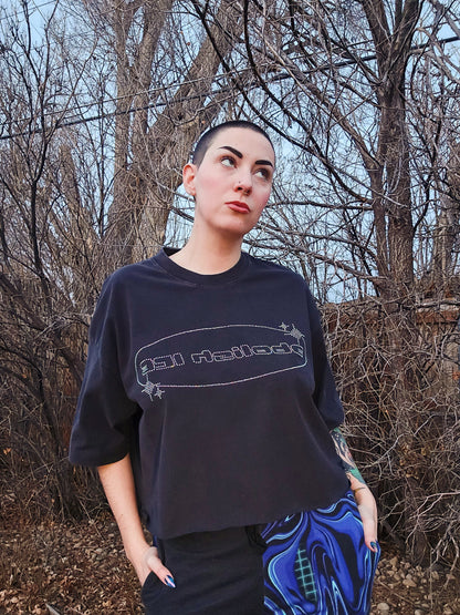 Abolish ICE Rhinestone Tee