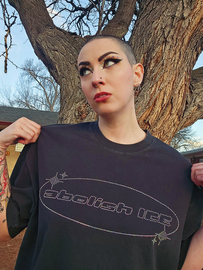 Abolish ICE Rhinestone Tee